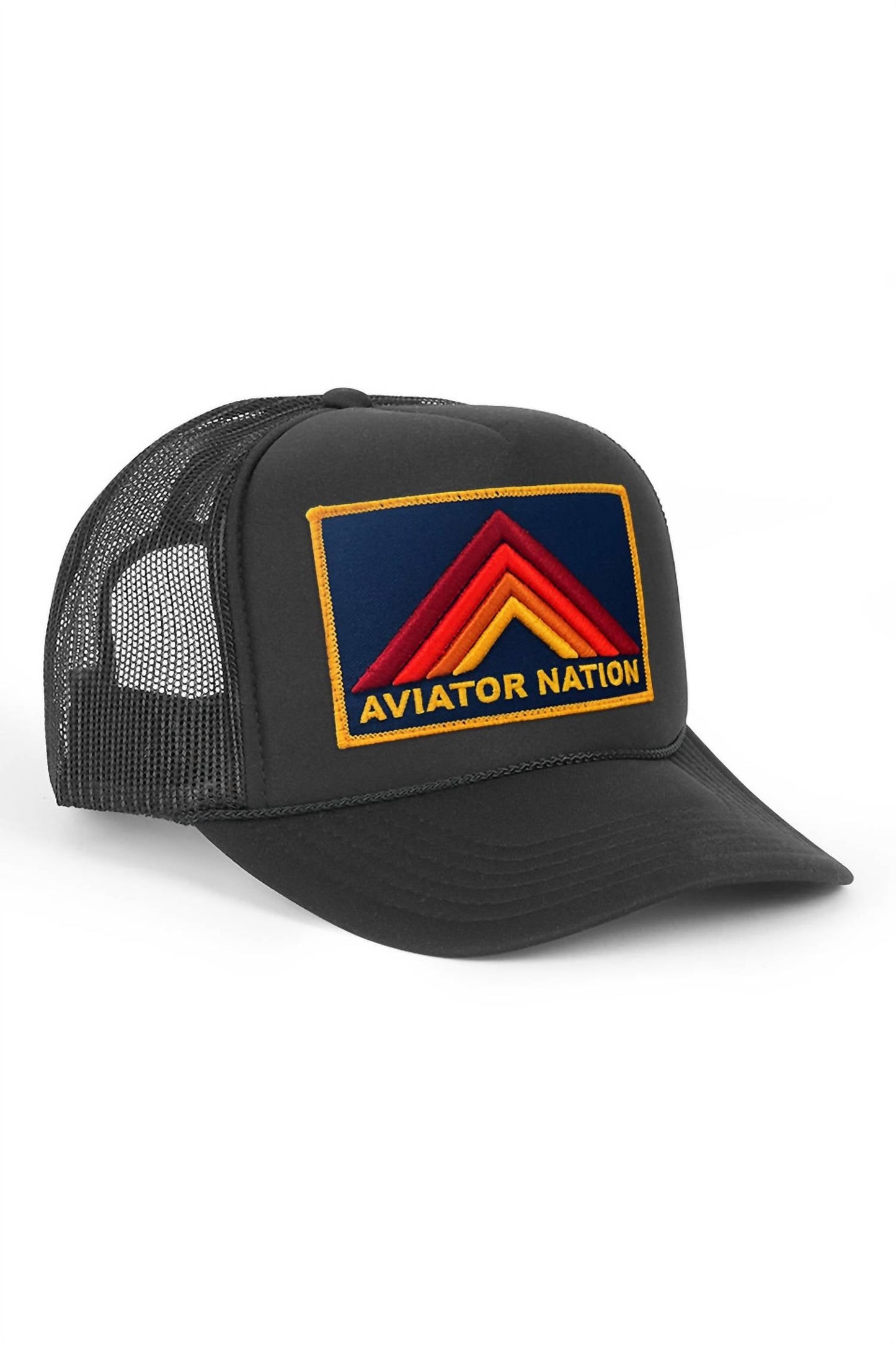 Aviator Nation - Unisex Mountain Stripe Vintage Low Rise Trucker Hat