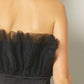 Entro - Strapless Tulle Dress
