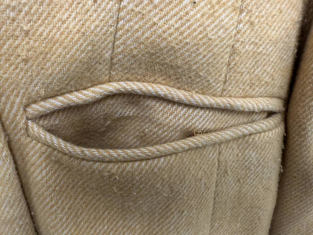 Avec Les Filles Women's Double Breasted Tailored Coat Yellow Size Large