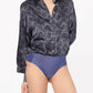 Cami Nyc - Belkis Collared Silk Bodysuit
