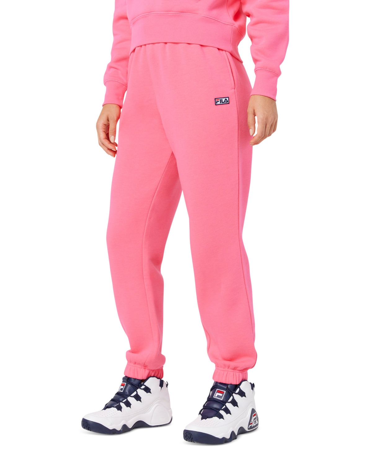 Fila Women's Lassie Full Length Joggers Pink Size XL