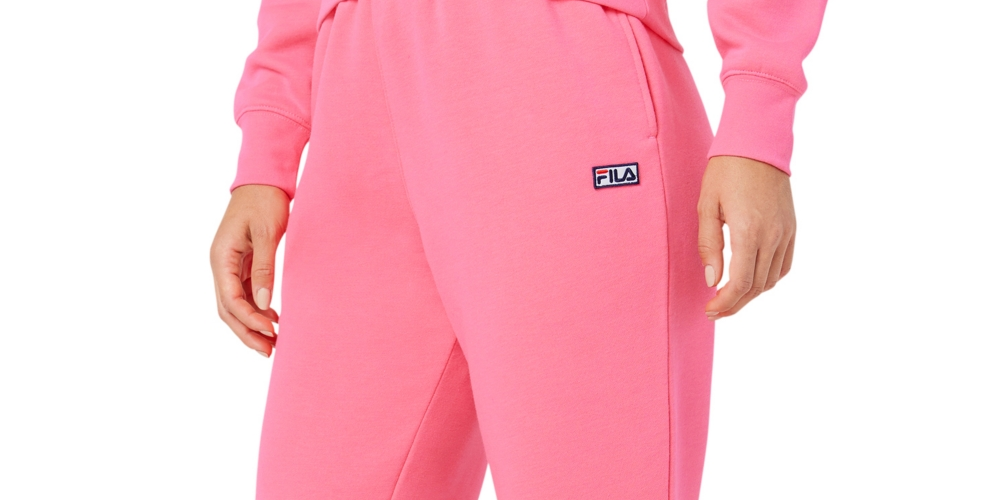 Fila Women's Lassie Full Length Joggers Pink Size XL