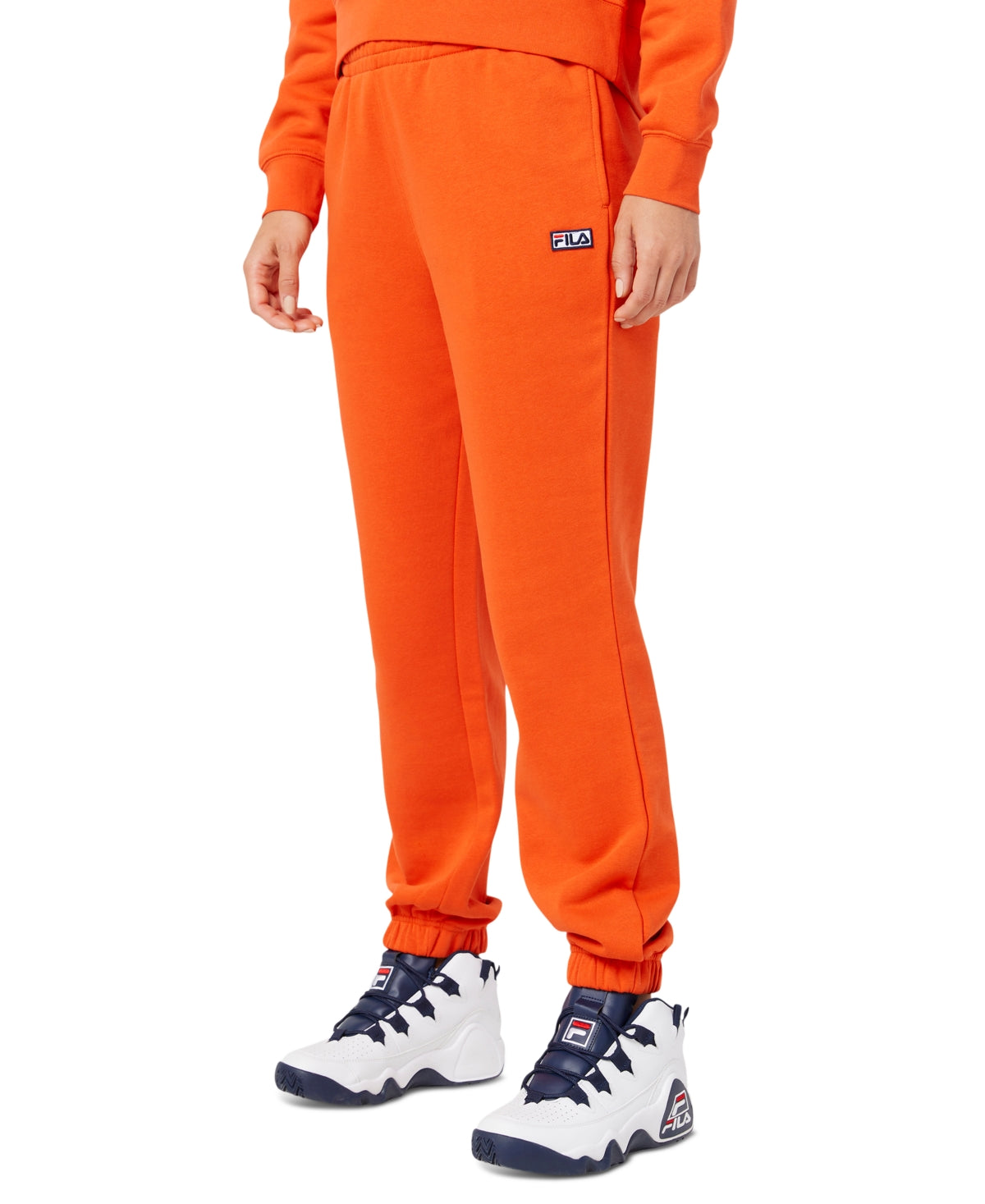 Fila Women's Lassie Full Length Joggers Orange Size Small