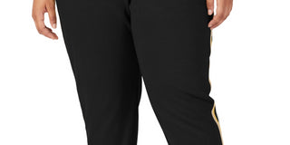 Fila Women's Clover Mid Rise Drawstring Jogger Black Size 2X