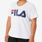 Fila Women's Cotton Time Honored T-Shirt White Size 3X