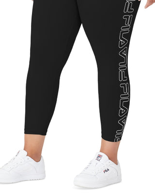 Fila Women's Logo 7/8 Leggings Black Size 2X
