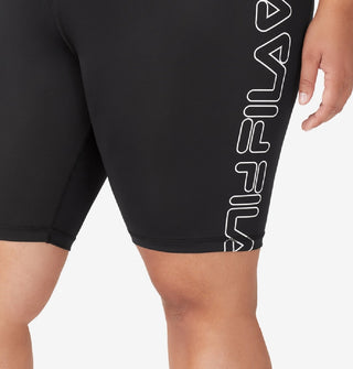 Fila Women's Logo Bike Shorts Black Size 2X