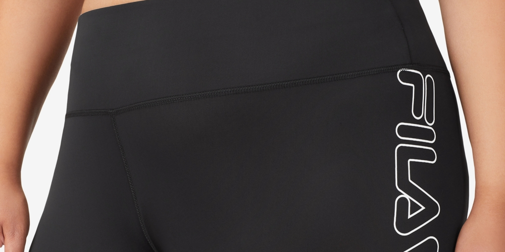 Fila Women's Logo Bike Shorts Black Size 2X