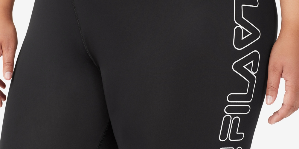 Fila Women's Logo Bike Shorts Black Size 2X