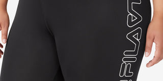 Fila Women's Logo Bike Shorts Black Size 2X