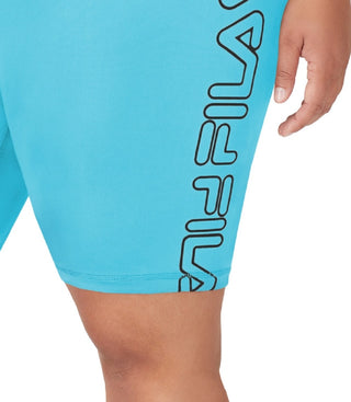 Fila Women's Logo Bike Shorts Blue Size 2X