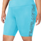Fila Women's Logo Bike Shorts Blue Size 2X