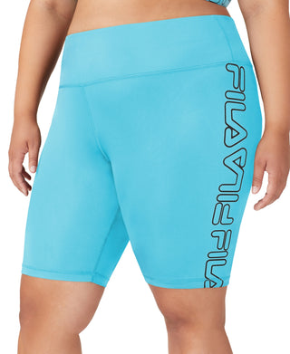 Fila Women's Logo Bike Shorts Blue Size 2X