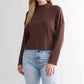 Billabong - Rib Knit Boxy Cropped Mock Top