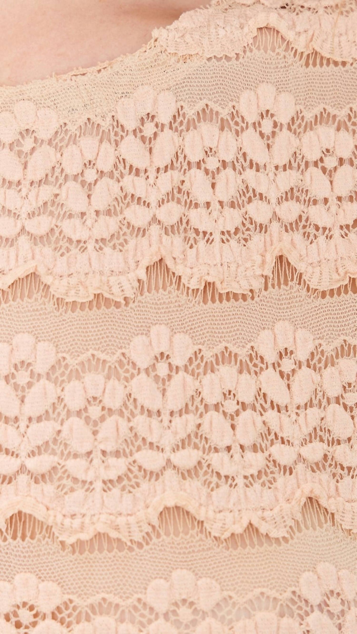 Free People - Angelina Lace Tee