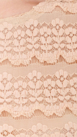 Free People - Angelina Lace Tee