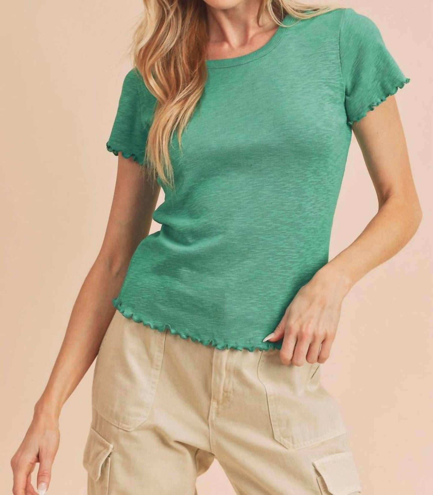 Aemi + Co - Orly Ruffle Tee
