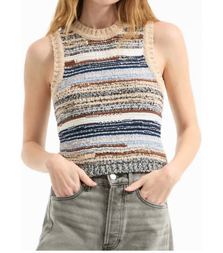 Veronica Beard - CROPPED JERREL KNIT TANK