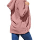 Double Take - Full Size Teddy Hooded Jacket with Pockets