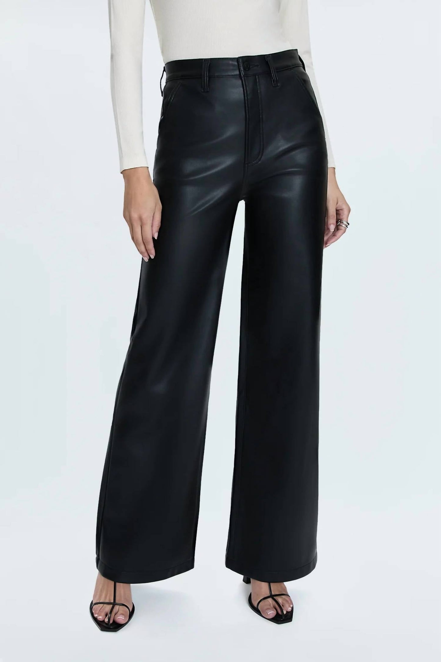 Pistola - Lana High Rise Ultra Wide Leather Pant