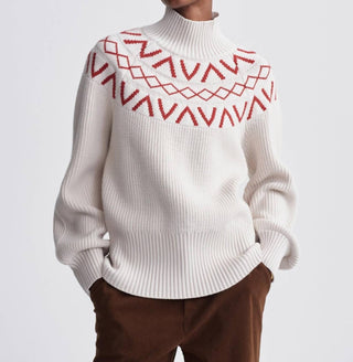 Varley - Marcie Fairisle Yoke Knit Sweater