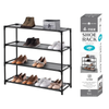 4-Tier Shoe Storage and Organizer Rack