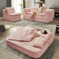 Multi Functional Sectional Sofa Bed With Independent Chaise Lounge And Functional Blanket