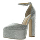 Steve Madden - PROMPT RHINESTONE PLATFORM HEEL