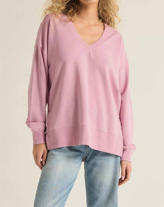 Z Supply - Modern V Neck Weekender Sweatshirt