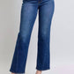 Judy Blue - Mid Rise Side Seam Straight Jeans