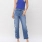 Judy Blue - High Waist Destroyed Sideseam Crop Jeans