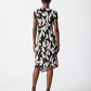 Joseph Ribkoff - Geometric Wrap Front Dress