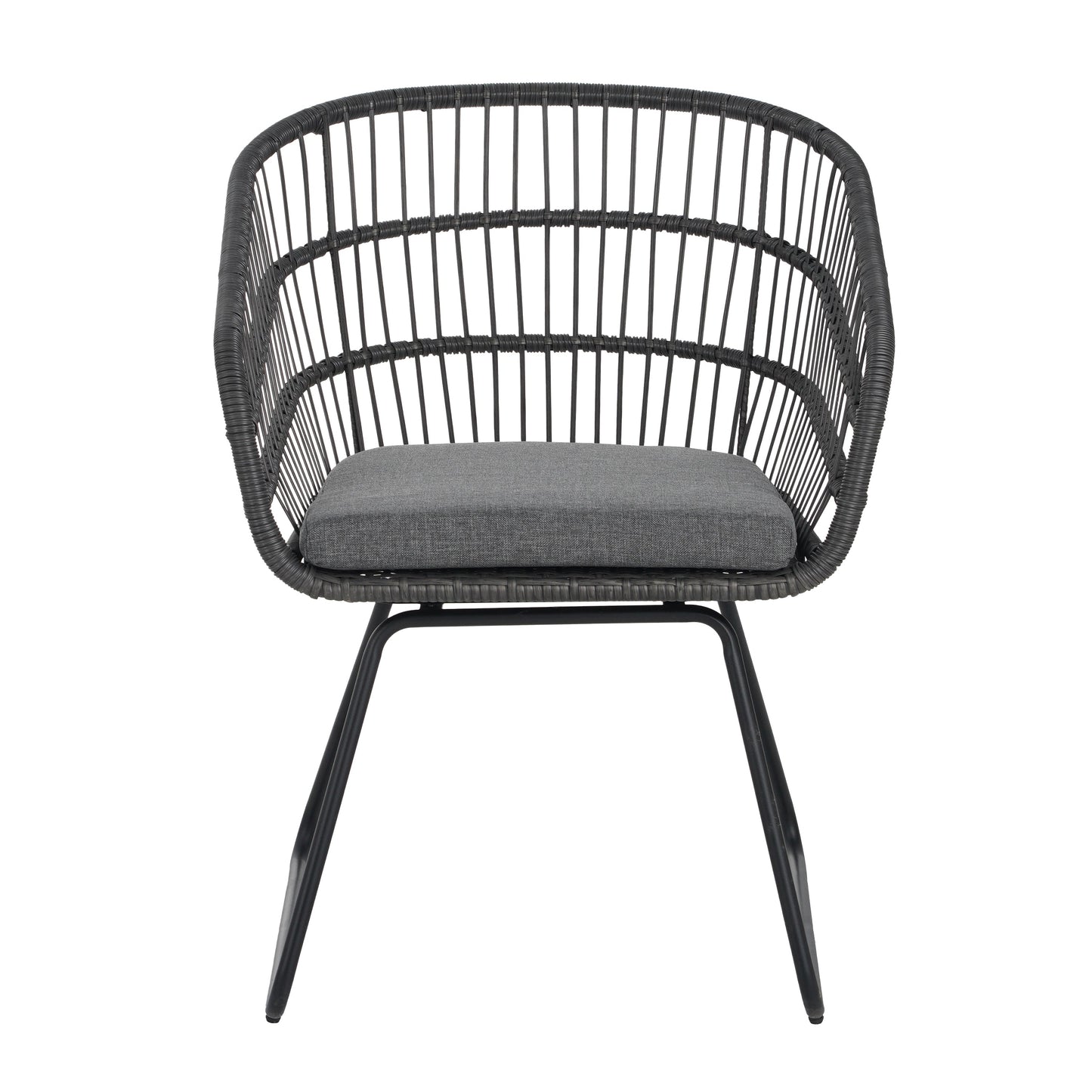 7-Piece Outdoor Wicker Dining Set for 6