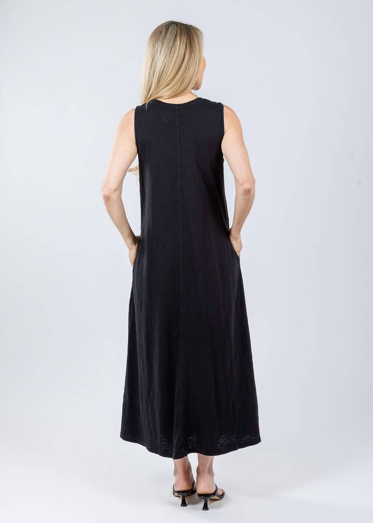 Elliott Lauren - Donna Sleeveless Maxi Dress With Pocket