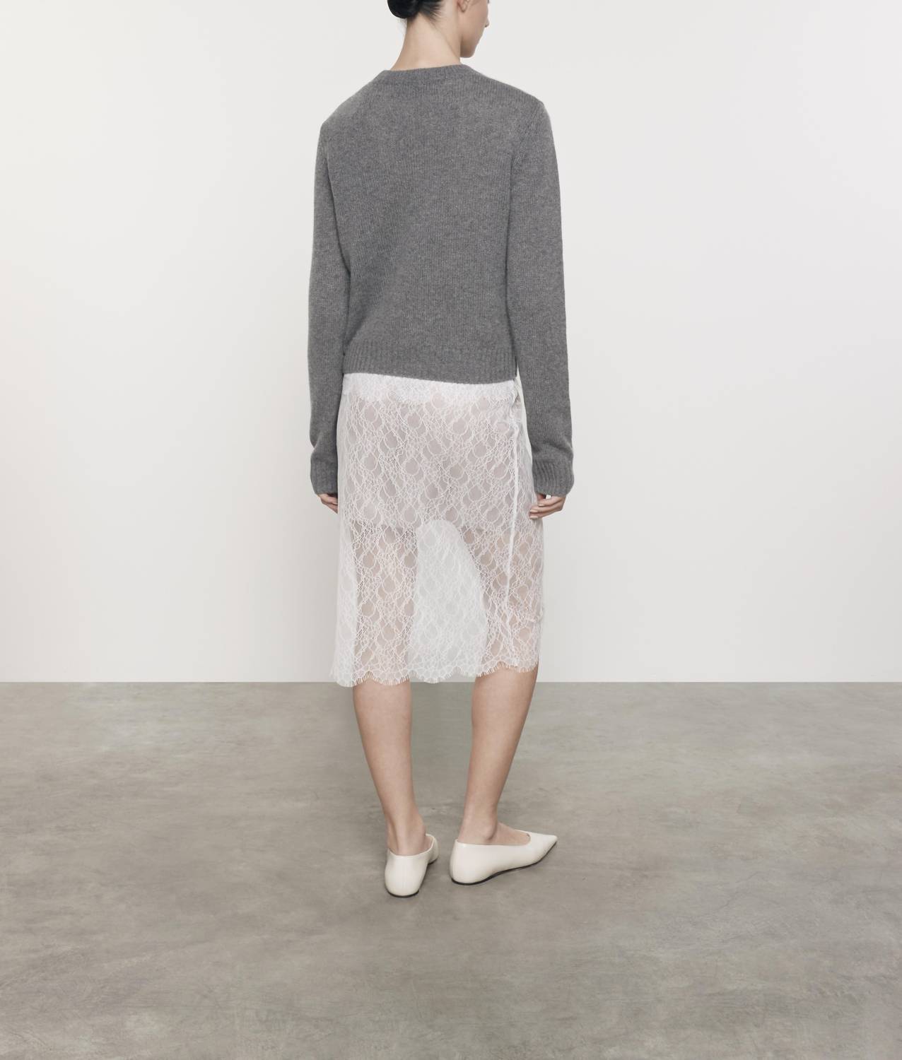 Enza Costa - CASHMERE EASY LONG SLEEVES CREW TEE