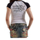 Ed Hardy - Heart Wings Raglan Cap Sleeve Tee