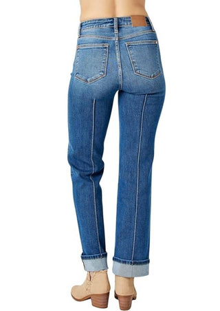 Judy Blue - High Waist Front Seam Straight Leg Jean