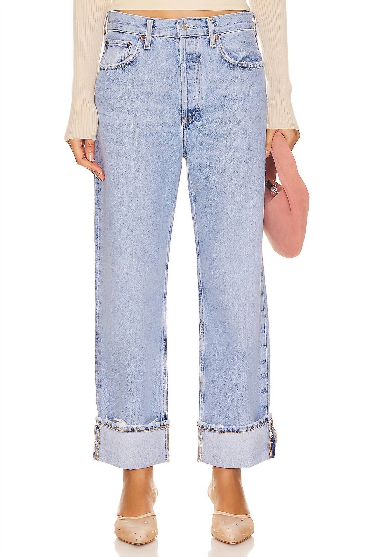 Agolde - Fran Low Slung Straight Jeans