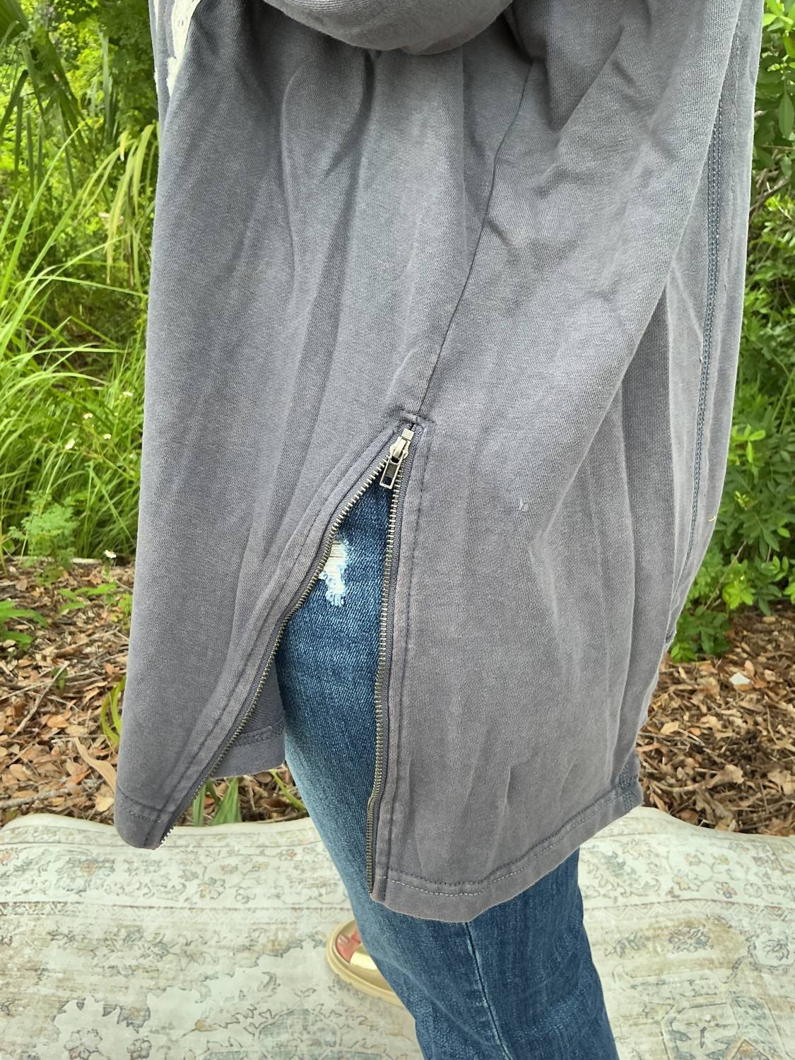 Blue Velvet - Star Patchwork Long Sleeve Top