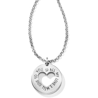 Brighton - Women's Circle Of Love Pendant Necklace