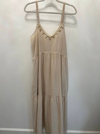 Apricot - Shell Detail Midmaxi Dress