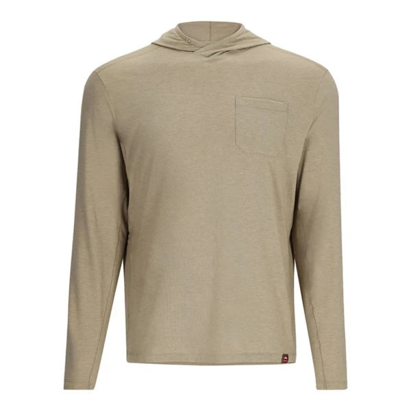 Simms Mens Glades Fishing Hoodie Stone Heather 3XLarge