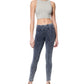 Marc New York Women's Full Length Knit Denim Jegging Blue Size Medium