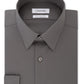 Calvin Klein Men's Slim Fit Stretch Flex Collar Dress Shirt Gray Size 16.5X32X33