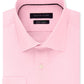 Tommy Hilfiger Men's Supima Cotton Slim Fit Non Iron Dress Shirt Pink Size 15.5X34X35