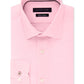 Tommy Hilfiger Men's Supima Cotton Slim Fit Non Iron Dress Shirt Pink Size 15.5X34X35