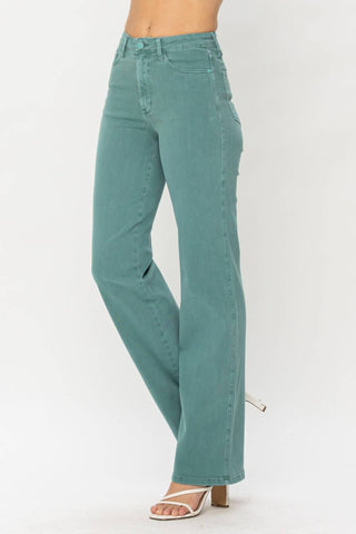 Judy Blue - High Waist Garment Dyed 90s Straight Denim Jeans