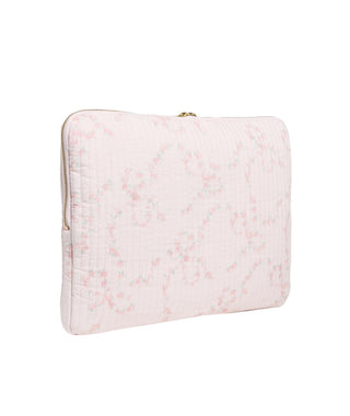 Loveshackfancy - Women's Quilted Bow Laptop Case