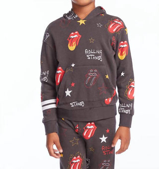 Chaser - Rolling Stones Tongue Logo Stars Pullover Hoodie