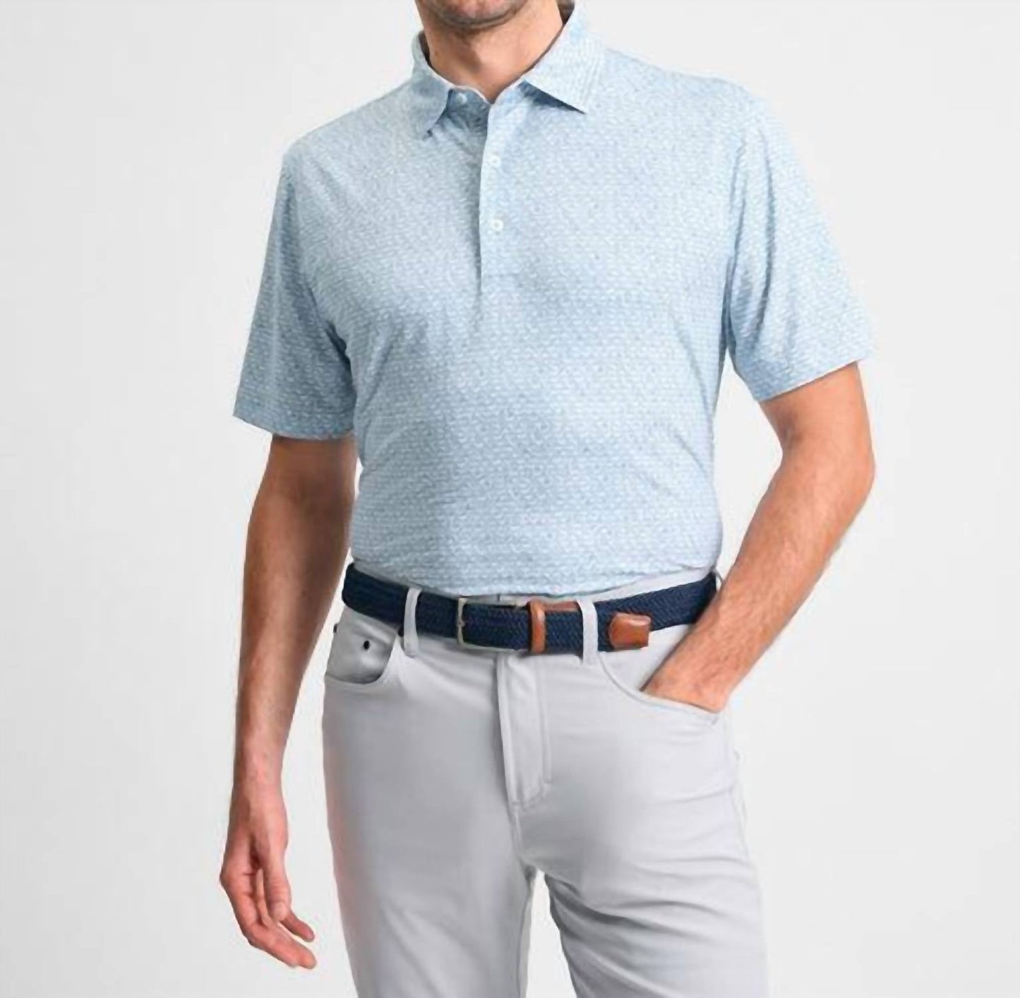Genteal - Printed Performance Polo